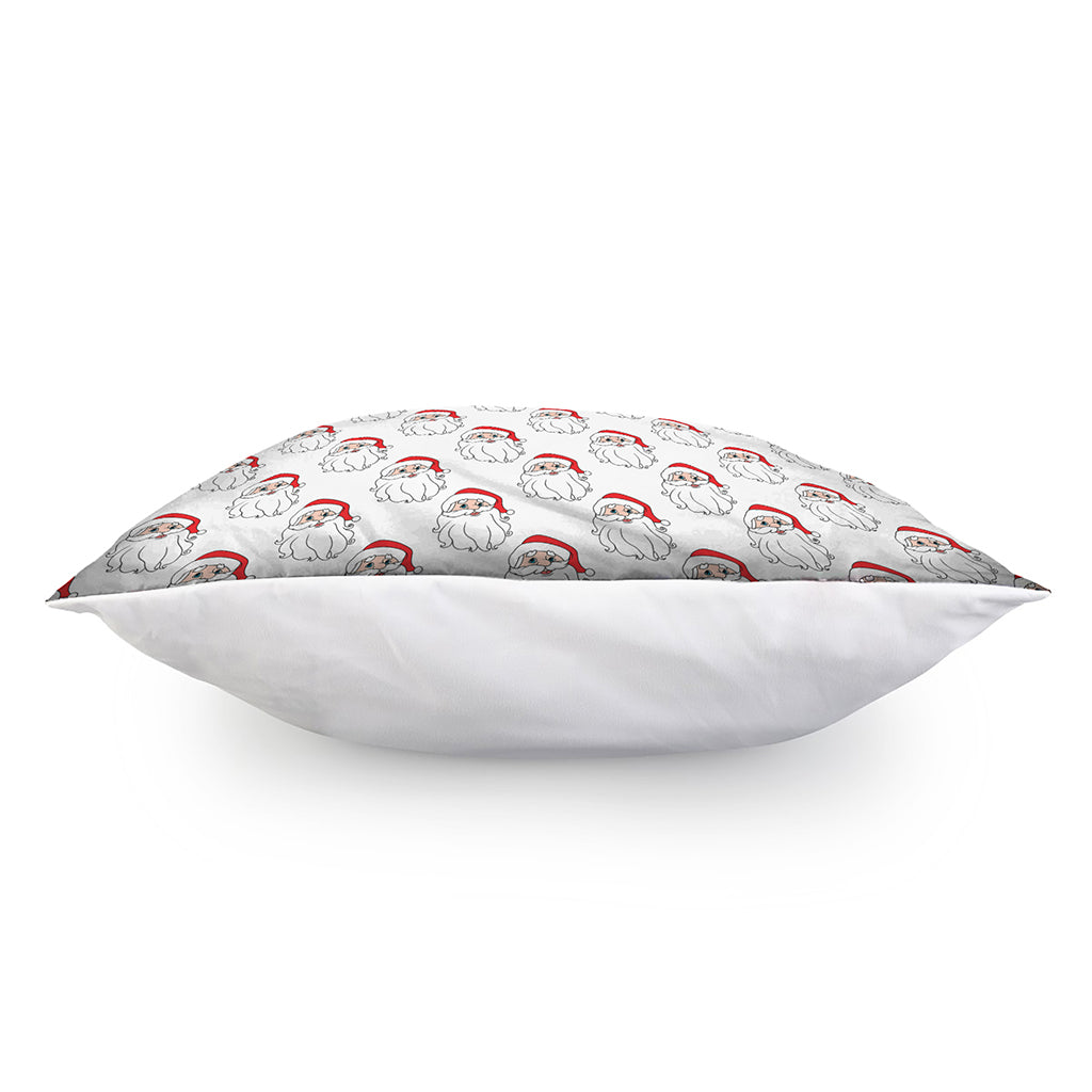 Christmas Santa Claus Pattern Print Pillow Cover