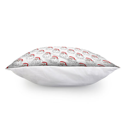 Christmas Santa Claus Pattern Print Pillow Cover