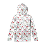 Christmas Santa Claus Pattern Print Pullover Hoodie