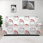 Christmas Santa Claus Pattern Print Sofa Cover