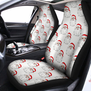 Christmas Santa Claus Pattern Print Universal Fit Car Seat Covers