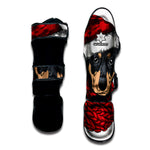 Christmas Santa Dachshund Print Muay Thai Shin Guard