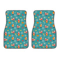 Christmas Santa Gift Pattern Print Front Car Floor Mats