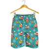 Christmas Santa Gift Pattern Print Men's Shorts