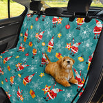 Christmas Santa Gift Pattern Print Pet Car Back Seat Cover