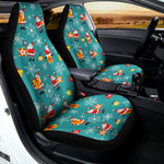 Christmas Santa Gift Pattern Print Universal Fit Car Seat Covers