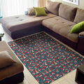 Christmas Santa Hats Pattern Print Floor Mat