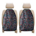 Christmas Santa Hats Pattern Print Car Seat Organizers