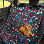 Christmas Santa Hats Pattern Print Pet Car Back Seat Cover