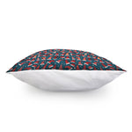 Christmas Santa Hats Pattern Print Pillow Cover
