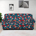 Christmas Santa Hats Pattern Print Sofa Cover