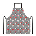Christmas Santa Penguin Pattern Print Apron