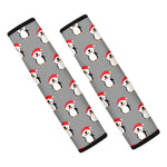 Christmas Santa Penguin Pattern Print Car Seat Belt Covers