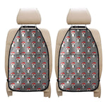 Christmas Santa Penguin Pattern Print Car Seat Organizers