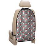 Christmas Santa Penguin Pattern Print Car Seat Organizers