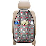 Christmas Santa Penguin Pattern Print Car Seat Organizers