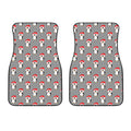 Christmas Santa Penguin Pattern Print Front Car Floor Mats