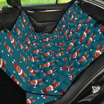 Christmas Santa Reindeer Pattern Print Pet Car Back Seat Cover