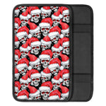 Christmas Santa Skull Pattern Print Car Center Console Cover