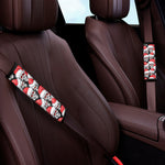 Christmas Santa Skull Pattern Print Car Seat Belt Covers