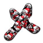 Christmas Santa Skull Pattern Print Muay Thai Shin Guard