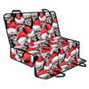 Christmas Santa Skull Pattern Print Pet Car Back Seat Cover