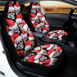 Christmas Santa Skull Pattern Print Universal Fit Car Seat Covers