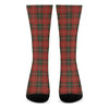 Christmas Scottish Tartan Pattern Print Crew Socks