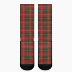 Christmas Scottish Tartan Pattern Print Crew Socks