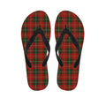Christmas Scottish Tartan Pattern Print Flip Flops