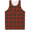 Christmas Scottish Tartan Pattern Print Men's Tank Top