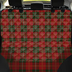 Christmas Scottish Tartan Pattern Print Pet Car Back Seat Cover