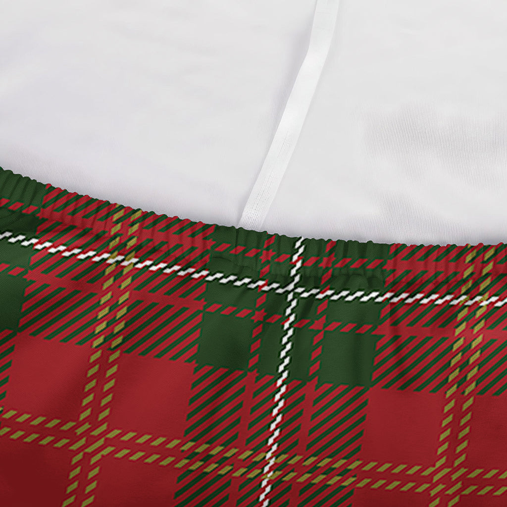 Christmas Scottish Tartan Pattern Print Sofa Cover