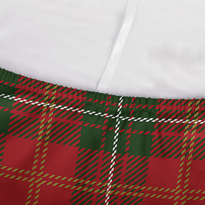 Christmas Scottish Tartan Pattern Print Sofa Cover
