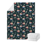 Christmas Sleeping Sloths Pattern Print Blanket