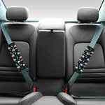 Christmas Sleeping Sloths Pattern Print Car Seat Belt Covers