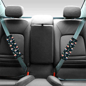 Christmas Sleeping Sloths Pattern Print Car Seat Belt Covers