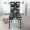 Christmas Sleeping Sloths Pattern Print Dining Chair Slipcover