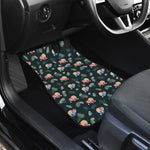 Christmas Sleeping Sloths Pattern Print Front and Back Car Floor Mats