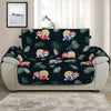 Christmas Sleeping Sloths Pattern Print Half Sofa Protector