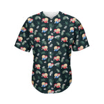 Christmas Sleeping Sloths Pattern Print Men's Baseball Jersey