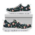 Christmas Sleeping Sloths Pattern Print White Running Shoes