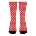 Christmas Snowflake Pattern Print Crew Socks