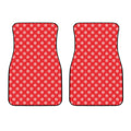 Christmas Snowflake Pattern Print Front Car Floor Mats