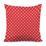 Christmas Snowflake Pattern Print Pillow Cover