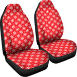 Christmas Snowflake Pattern Print Universal Fit Car Seat Covers