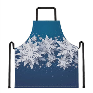 Christmas Snowflake Print Apron