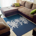 Christmas Snowflake Print Floor Mat