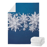 Christmas Snowflake Print Blanket