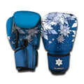 Christmas Snowflake Print Boxing Gloves